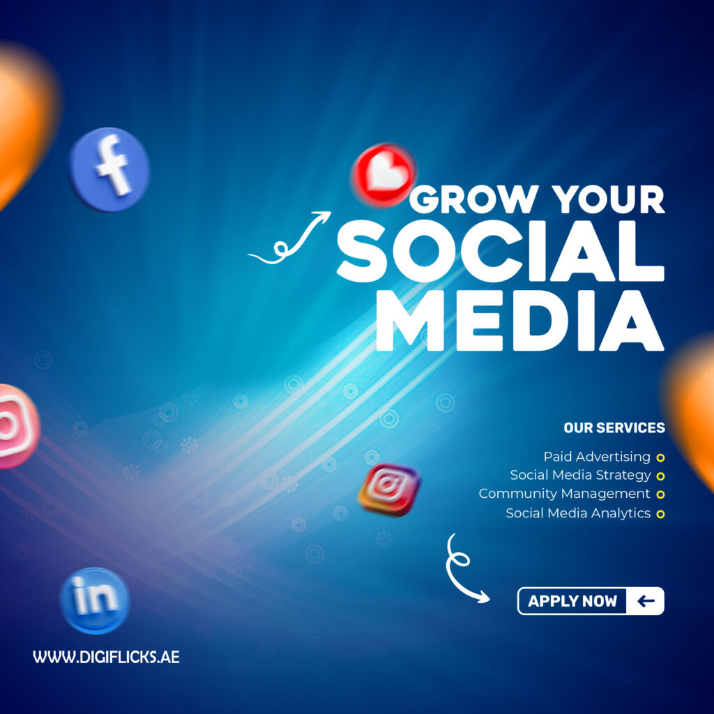 Professional team at social media marketing agency dubai creating digital campaigns
